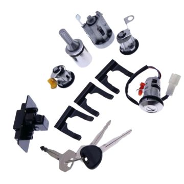 Full Lock Cylinder Key Set MR259744 For Mitsubishi