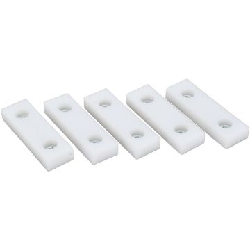 5 PCS Wear Pad 5 x 1.5 x .75" with Nuts 34125GT For Genie