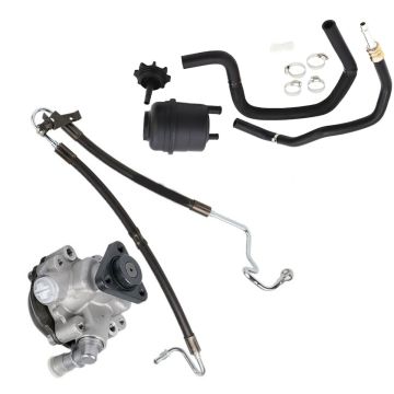 Power Steering Pump & Hoses & Reservoir With Cap 32-41-6-851-217 for BMW