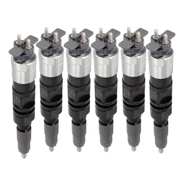 6Pcs Fuel Injector 095000-6490 For John Deere