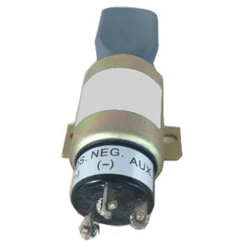 Fuel Shutoff Solenoid 24V 1751-24E7U1B1S5A SA-3766-T 175124E7U1B1S5A SA3766T Cummins Engine Mitsubishi Engine S6K 6D31 Caterpillar Excavator E70B 320B 320C