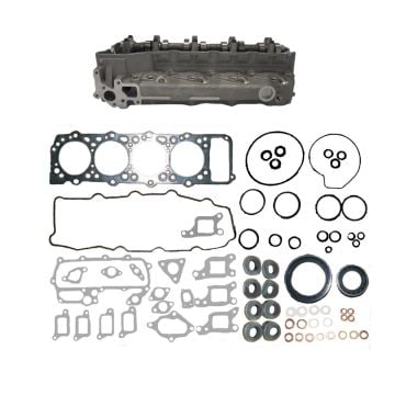 Complete Cylinder Head Assy & Full Gasket Set Mitsubishi Engine 4M40