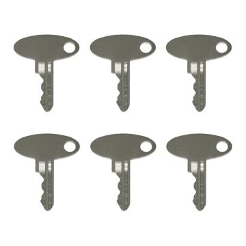 6PCS Ignition Keys 1570 For New Holland