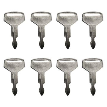 8PCS Ignition Keys K250 For Kobelco