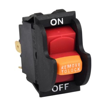 Safety Toggle Switch BD46023 Delta Models 22-540 Type 2 22-560 Type 1 22-560 Type 2 22-565 Type 1 31-205 Type 1 8" Table Saw 31-325 Type 1 Grinder/Sander 31-340 Type 1 Sander 36-546 Type 1 Ryobi Sander BD4600 BD4601G BD4601