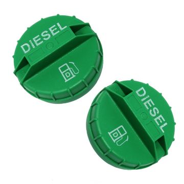 2PCS Green Fuel Fill Cap 6661114 For Bobcat