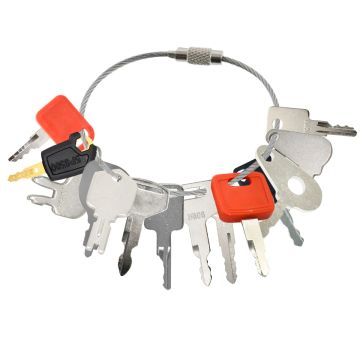 14PC Ignition Keys Set For Komatsu