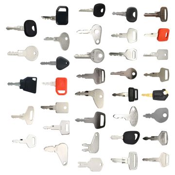 36 Heavy Construction Equipment Key Set AT195302 JCB (146070) Bomag Takeuchi Excavator (H806) Gehl Track Loader Kubota (55240) B GL Series Diesel Tractor TLB425 535 225 25 20 Mitsubishi