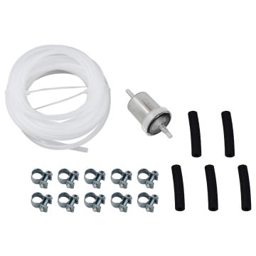 5M Fuel Tank Hose Clip Kit Fuel Line Kit with Fuel Filter and Clamps 1320399A 35320A Eberspacher Heater Webasto Heater Universal Various Fuel Tanks Fuel Sending Unit Systems


