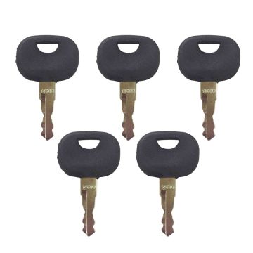 Ignition Keys 85804675 5Pcs For New Holland For Bobcat For Caterpillar For Volvo For Case For Deutz