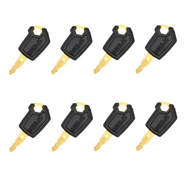 8 PCS Ignition Keys 5P8500 For Caterpillar CAT