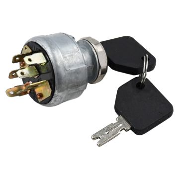3 Position Ignition Starter Switch with Momentary Start and Universal Type Die-Cast Housing 31-297 For Pollak