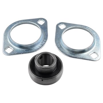 3/4" Pressed Steel Two Bolt Flange Bearing SBPFL204-12 For Both Electric and Manual Dump Truck Tarp Systems