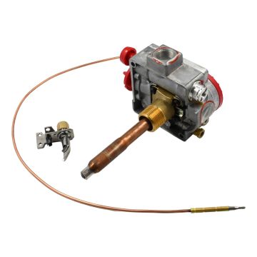 110-326 Gas Water Heater Valve 1-3/8" Shank, 3-1/2" W.C