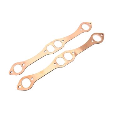 2PCS Copper Header Exhaust Gasket PH306 For Chevy