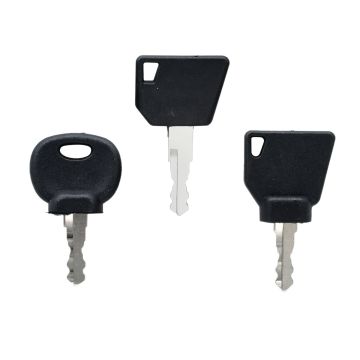 3Pcs Ignition Key For JCB