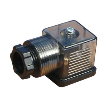 Solenoid Connector with Led Indicator Light 3 Prong 12V SW040 Heavy Equipment