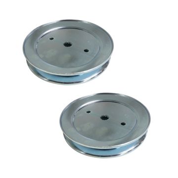 2Pcs Spindle Drive Pulley 21546446 For Husqvarna