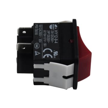Push Button On Off Rocker Switch 4 Pin IP55 HY12-9-4HY12-9-4 For Saba