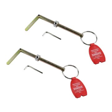 2 Pcs Drop Key Emergency Elevator Door Key For Dover