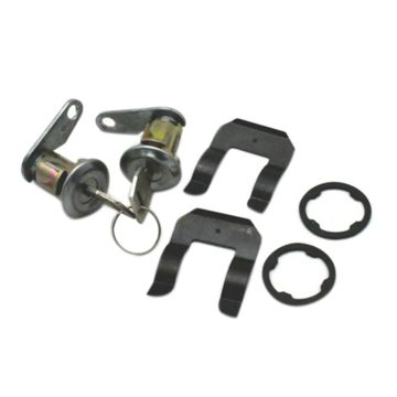 2 Pair Door Lock Cylinder Key DL15504 For Ford
