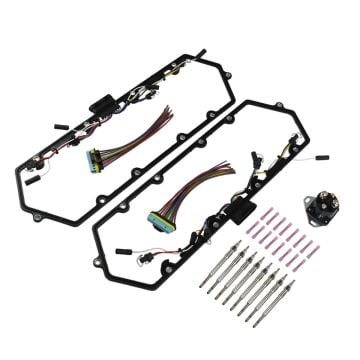 Valve Cover Gasket with Injector and Glow Plug Harness F81Z-6584-AA For Ford