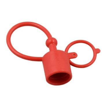 Red 1/2" Dust Cap 5205-4M-RE For Pioneer