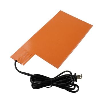 Silicone Pad Battery Heater 120 Volts 60 Watts 5 1/2" x 8 1/2" 3400066 For Most Batteries