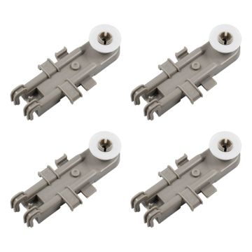 4PCS Upper Dishrack Wheel 8268743 for Whirlpool