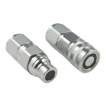 3/4" SAE 5/8" Body Flat Face Hydraulic Quick Disconnect Coupler TL27 HT5OF6 For Bobcat