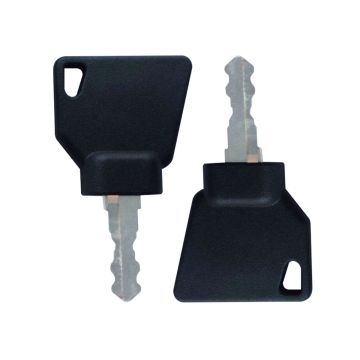 2 Pcs Ignition Keys For Bobcat For Bomag For Caterpillar For JCB For New Holland For Rayco For Vibromax For Terex For Volvo