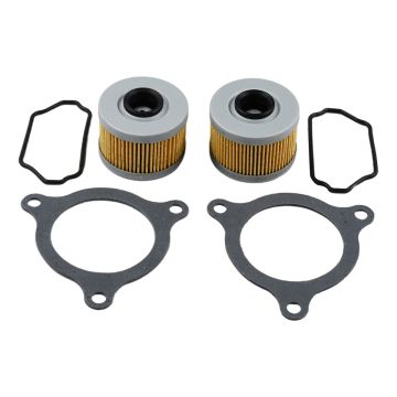 2PCS Oil Filter Kit with Gasket 888464 For Royal Enfield