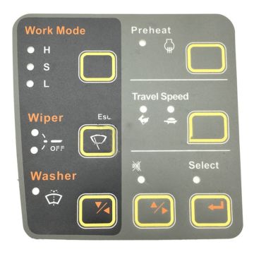 Type A Monitor Membrane Keypad for Hyundai