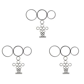 3 Sets O-Rings Complete Rebuild Kit 246355 For Graco