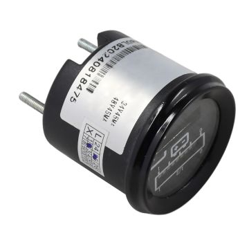 24V Round Battery Gauge Hour Meter 803RB2448BCJ301O For Curtis