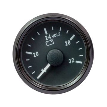24V 16-32V 52mm 2" Voltmeter Voltage Gauge with Backlight