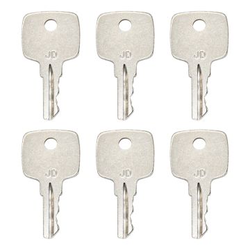6 Pcs Ignition Keys AT145929 For John Deere