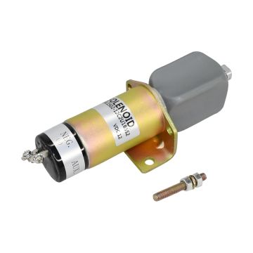 12V Shut Down Solenoid 15003026 For Kubota For Woodward For Skyjack