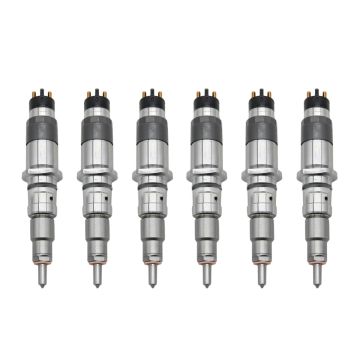 6 PCS Fuel Injector 2854608 0445120057 for CASE