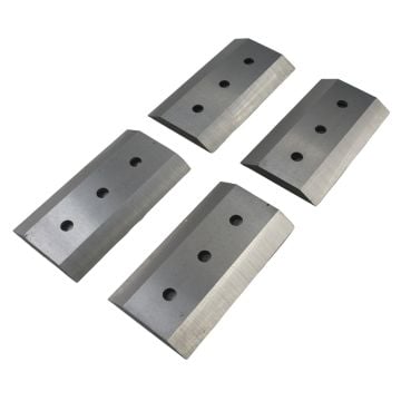 4 x Brush Chipper Blade Knives with 1/2'' Bolt Holes 900-9902-00 For Bandit