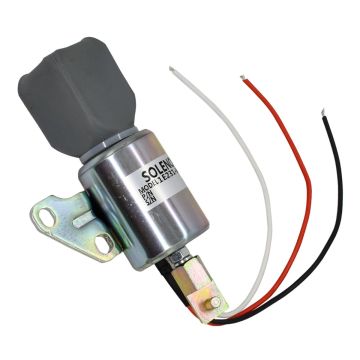 Fuel Shut Down Solenoid 1E231-60011 Kubota Engine V2203 D722 D902 Z482 Tractor B1700D B2100D B2400D B7510D B7510DN B7510HSD M8200 M8200DT M9000 M9000DT M9000DTL G2160/G2160-DS/G2160AU