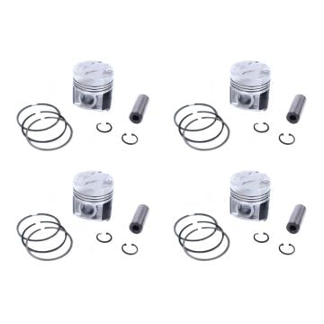 4 Pcs Piston and Rings STD 297-3080 2973080 for Caterpillar