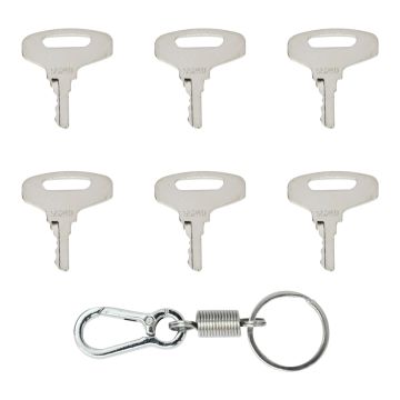 6Pcs Ignition Key 66711-55240-AM For Kubota