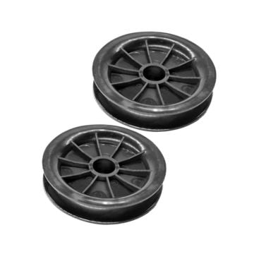 2 Pcs Hose Sheave Pulley 68855-25150-71 For Toyota