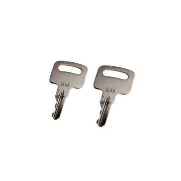 Ignition Keys 455 2PCS For Bobcat For Genie For Skyjack For Snorkel For Terex