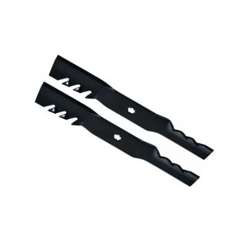 2 Pcs G5 Mulching Blades 592-615 For John Deere
