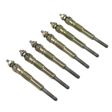 6 Pcs Glow Plugs 19850-68010 19850-58010 For Toyota