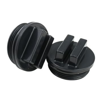 2 Pcs 1-1/2" Threaded Drain Plug Cap SP1022CBLK 86202000 27001-0022