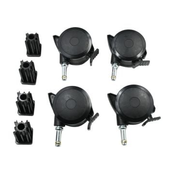 4 Sets Locking Caster with Insert 70360 For Weber