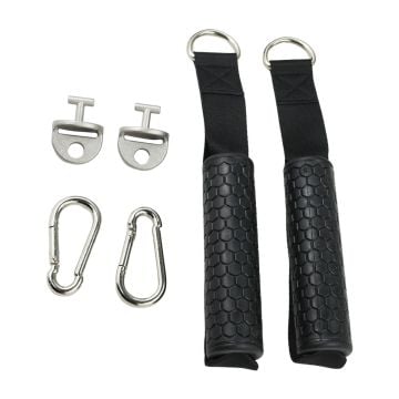2 Pcs Exercise Handles Attachment with T Lock Adapter For Tonal